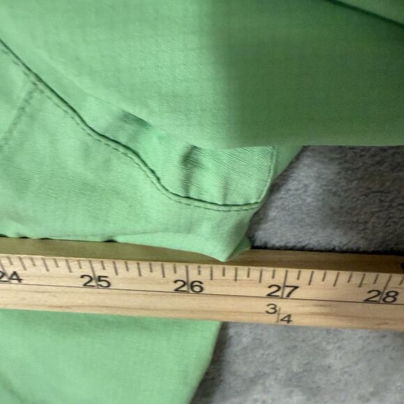 Peter Millar Element 4 Short Sleeve 1/4 Zip Golf Pullover XL Green Jacket READ - Picture 7 of 10